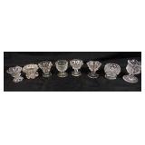 1141	GROUP OF ANTIQUE FLINT GLASS SALTS