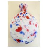 1147	BLOWN GLASS SPATTER FLASK, APPROXIMATELY 5 IN H