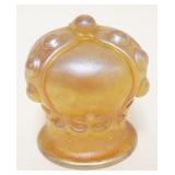 1148	ART GLASS GOLD IRRIDISED CASED GLASS CROWN