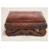 1201	EMPIRE NARROW FOOT STOOL, APPROXIMATELY 19 IN X 12 IN X 9 IN H