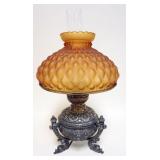 1235	VICTORIAN PARLOR LAMP, ELECTRIFIED, APPROXIMATELY 20 IN H