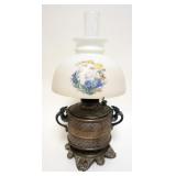 1236	VICTORIAN PARLOR LAMP, ELECTRIFIED, APPROXIMATELY 20 IN H