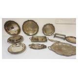 1259	GROUP OF ASSORTED SILVERPLATE