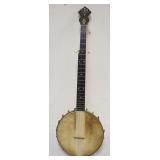 1273A	HA WEYMANN & SONS BANJO, MOTHER OF PEARL TOP, APPROXIMATELY 35 IN HIGH