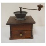 1277	ANTIQUE TABLE TOP COFFEE GRINDER, APPROXIMATELY 10 IN HIGH