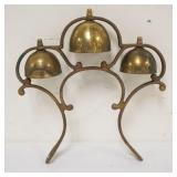 1281	ANTIQUE HORSE COLLAR BELLS, APPROXIMATELY 11 IN HIGH