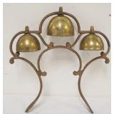 1282	ANTIQUE HORSE COLLAR BELLS, APPROXIMATELY 11 IN HIGH
