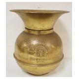 1288	BRASS REDSKIN BRAND TOBACCO SPITTOON, APPROXIMATELY 10 IN HIGH