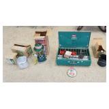 1305	VINTAGE COLEMAN CAMP STOVE & ACCESSORIES