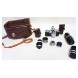 1075	LEICA 3C CAMERA WITH 3 LENSES