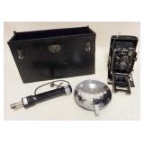 1076	ZEISS IKON IDEAL CAMERA, 9 X 12 FOLDING BED