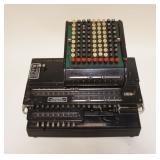 1103	MERCEDES-EUKLID ADDING MACHINE, ONE FOOT MISSING, APPROXIMATELY 20 IN X 14 IN X 13 IN HIGH