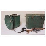 1126	MICROWAVE TELLUROMETER, MICROWAVE DISTANCE MEASURMENT, BOX APPROXIMATELY 23 IN X 12 IN X 20 IN