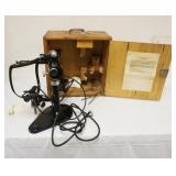 1156	G RODENSTOCK EYE REFRACTOMETER CA 1960, APPROXIMATELY 18 IN X 10 IN X 18 IN