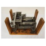 1169	POWDER FUSE BALLISTIC COMPUTER, THE FORD FIRE CONTROL COMPUTER, APPROXIMATELY 14 IN X 0 IN X 9 