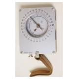 1172	SWISS POCKET COMPASS BUCHY HAAG-STREIT, APPROXIMATELY 2 IN X 2 1/2 IN X 1 IN