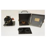 1199	K & E PILOT BALLOON-LAUNCH WEATHER BALLOONS, WWII VINTAGE, APPROXIMATELY 11 IN X 9 IN X 12 IN