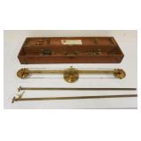 1206	ANTIQUE EIDOGRAPH IN FITTED WOOD BOX, ELLIOT BROS, APPROXIMATELY 36 IN X 6 IN X 6 IN