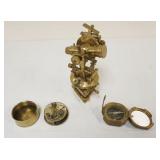 1211	GROUP OF CONTEMPORARY ENGLISH BRASS SURVEYORS INSTRUMENTS