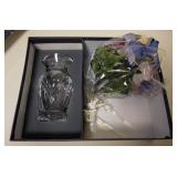 1018	WATERFORD CRYSTAL MOTHERS DAY VASE, APPROXIMATELY 6 IN