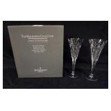 1031	WATERFORD CRYSTAL MILLENNIUM COLLLECTION TOASTING FLUTES *LOVE PAIR*
