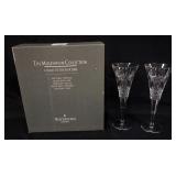 1032	WATERFORD CRYSTAL MILLENNIUM COLLLECTION TOASTING FLUTES *PEACE PAIR*