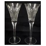 1046	WATERFORD PAIR OF 9 1/4 IN FLUTES