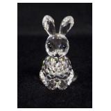 1062	SWAROVSKI CRYSTAL FIGURINE, RABBIT, APPROXIMATELY 2 1/4 IN H
