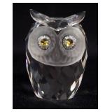 1064	SWAROVSKI CRYSTAL FIGURINE, OWL, APPROXIMATELY 2 IN H