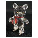 1067	SWAROVSKI CRYSTAL FIGURINE, BEAR ON ICE SKATES, APPROXIMATELY 2 1/4 IN H
