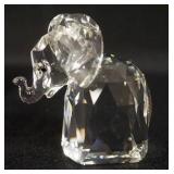 1078	SWAROVSKI CRYSTAL FIGURINE, ELEPHANT, APPROXIMATELY 2 1/2 IN H