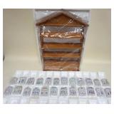 1089	LENOX VILLAGE COLLECTION, SPICE VILLAGE, COMPLETE, SET OF 25 PIECES INCLUDING 1 DRAWER SPICE RA