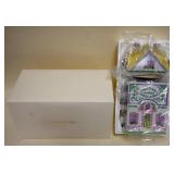 1095	LENOX VILLAGE COLLECTION, COOKIE JAR, BOXED, APPROXIMATELY 11 IN