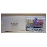 1096	LENOX VILLAGE COLLECTION, BUTTER DISH, BOXED, APPROXIMATELY 5 IN