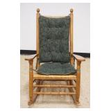 1165	OAK ROCKER W/WOVEN SEAT & BACK, PP CHAIR CO