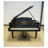 1199	STEINWAY MODEL M PIANO W/STOOL, BLACK EBONIZED CASE, SERIAL #262856