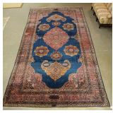 1228	PERSIAN PALACE SIZE KERMAN CARPET, WEAR TO RUG, APPROXIMATELY 9 FT 10 IN X 18 FT 18 IN
