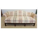 1230	CENTURY SOFA, SOME STAINING, APPROXIMATELY 80 IN WIDE