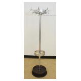 1239	RESTORATION HARDWARE COAT RACK, REVOLVING, APPROXIMATELY 73 IN HIGH
