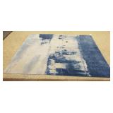 1255	MODERN STYLE THROW RUG, APPROXIMATELY 6 FT 2 IN X 7 FT 11 IN