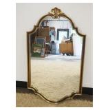 1270	HANGING MIRROR IN GILT FINISH FRAME, APPROXIMATELY 22 IN X 37 IN
