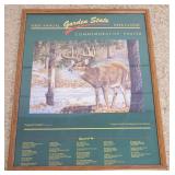 1289	FRAMED FIRST ANNUAL GARDEN STATE DEER CLASSIC, APPROXIMATELY 23 IN X 29 IN OVERALL