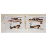 1315	HARLEY DAVIDSONDIE CAST LTD ED AIRPLANE BANKS IN BOX