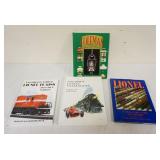 1337	LOT OF LIONEL TRAIN BOOKS & COLEMAN LANTERN