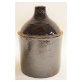 1068	BROWN INCISED JUG WM ROBBERT LOUISVILLE KY, APPROXIMATELY 11 IN HIGH