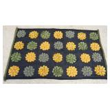 1116	SMALL HAND SEWN RAISED PUFFY QUILT, APPROXIMATELY 4 FT 5 IN X 2 FT 7 IN