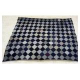 1119	ANTIQUE HAND SEWN CRIB QUILT, APPROXIMATELY 5 FT 1 IN X 4 FT 2 IN