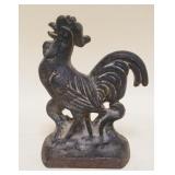 1160	ANTIQUE CAST IRON ROOSTER DOOR STOP, APPROXIMATELY 7 IN HIGH