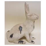 1164	LARGE CAST IRON RABBIT DOOR STOP, APPROXIMATELY 12 IN HIGH