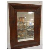 1187	ANTIQUE OGEE FRAMED MIRROR, APPROXIMATELY 21 IN X 29 IN